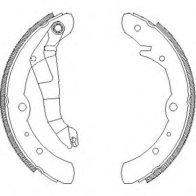 REMSA 4288.00 Brake Shoe Set